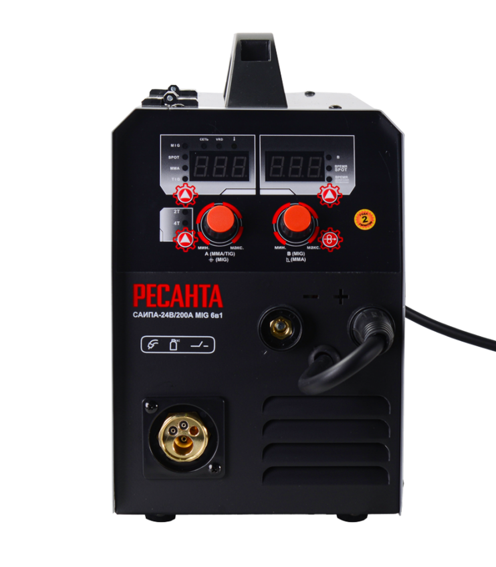 Сварочный полуавтомат Ресанта САИПА-24В/200А (MIG/MAG)