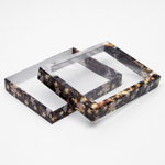 Коробка сборная крышка-дно с окном, "Исполнения желаний", 26 х 21 х 4 см