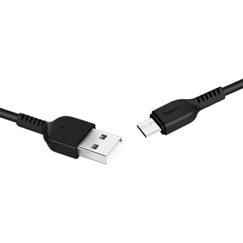 Кабель HOCO X20 USB-Type-C 3A 1м PVC Black
