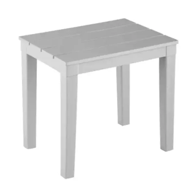 Столик для шезлонга Прованс белый 400х370мм