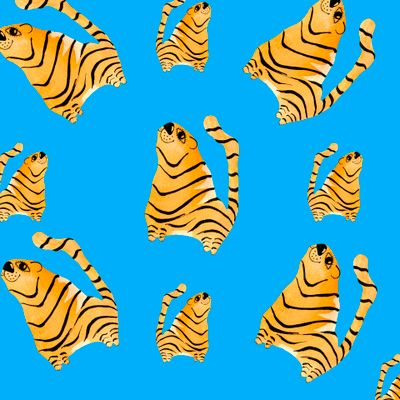 Tiger Petrik (On Blue)