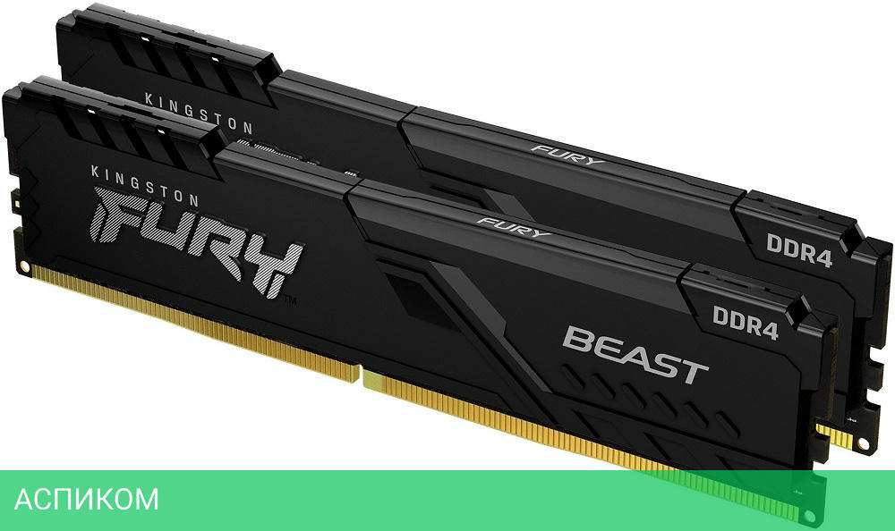 Оперативная память Kingston KF432C16BBK2/16 CL-16