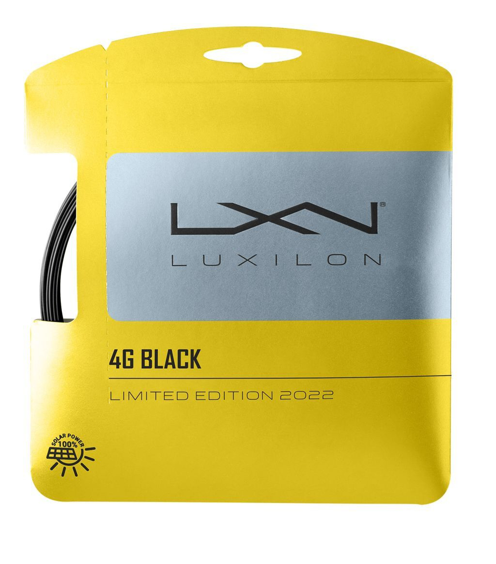 Теннисные струны Luxilon 4G Black 125 (12,2 m) - черный
