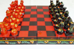 Шахматы походные "Жостово"