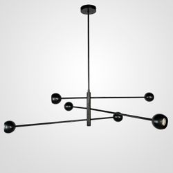 Люстра На Штанге Salme L6 A Black By Imperiumloft