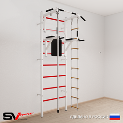 Шведская стенка Sv Sport 575 (Турник стандарт/Брусья/Канат/Лестница)