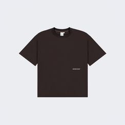 Футболка UNIFORM Boxy, темно-коричневый