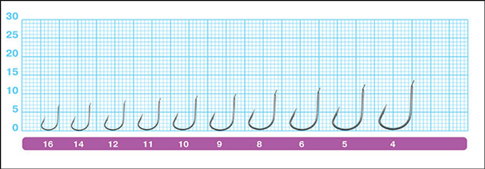 Крючок Owner C'ultiva RL-340 с поводком (10шт/уп)