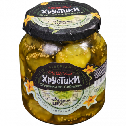 Хрустики огурчики по-сибирски 0,37л