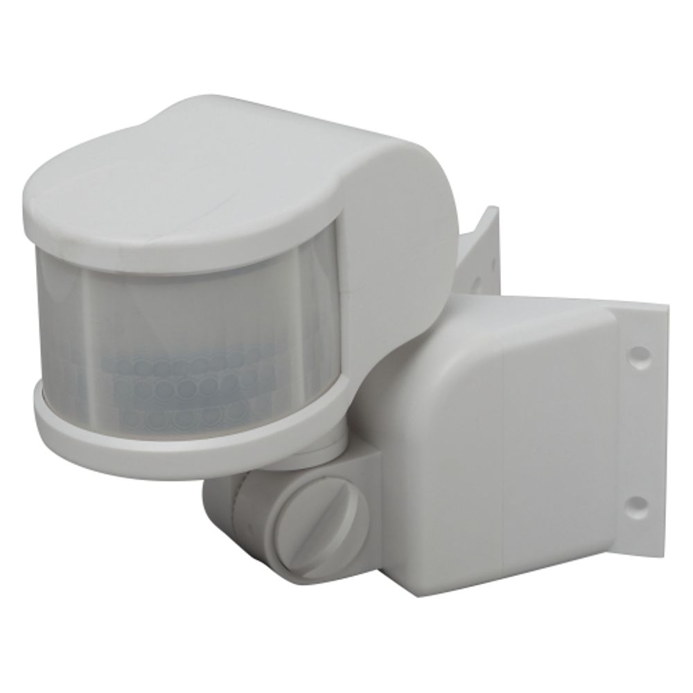 Датчик движения ЭРА MD 014 белый угол охвата 220° дальность обнаружения 10 м 200Вт IP44 | Датчики движения