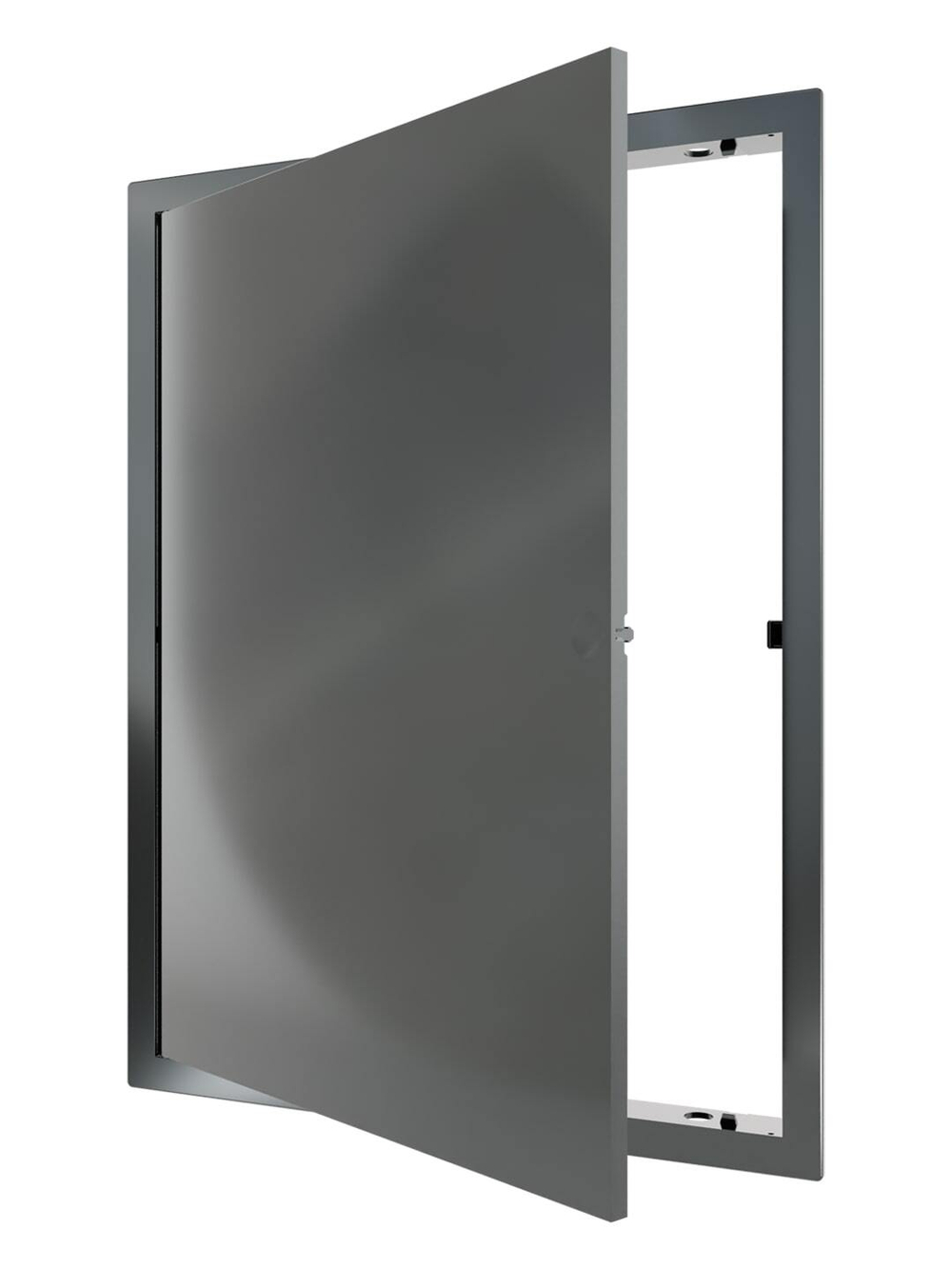 Люк ревизионный LN фланец 300х400 нажимной 327х427 пластик Gray EVECS