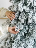 елка на ножке заснеженная "Венето" люкс