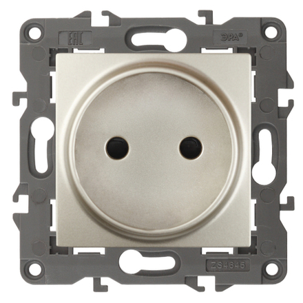 Розетка ЭРА Elegance 14-2105-04 2P 16A-250В IP20 шампань