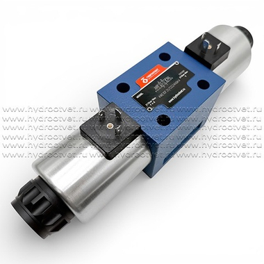 4WE10F31/CG24N9K4 - Гидрораспределитель золотниковый Ду 10 с электроуправлением G24, схема F (54), возврат - пружинный