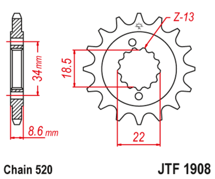 Звезда JTF1908.15RB