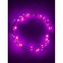 ENIN -5NP ЭРА Гирлянда LED Нить 5 м сиреневый свет, АА | Гирлянды