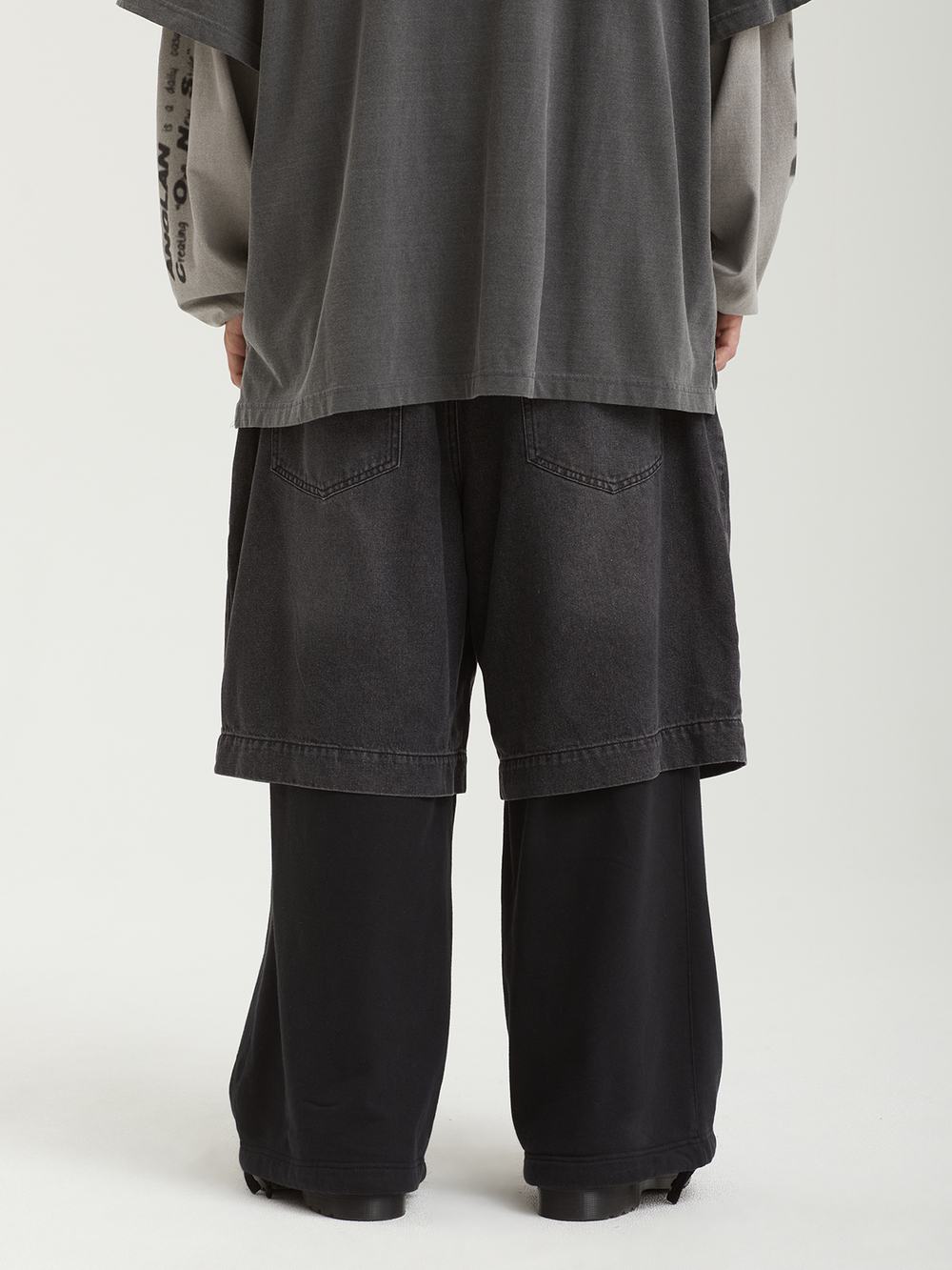 Мужские Брюки Denim Layered Sweat