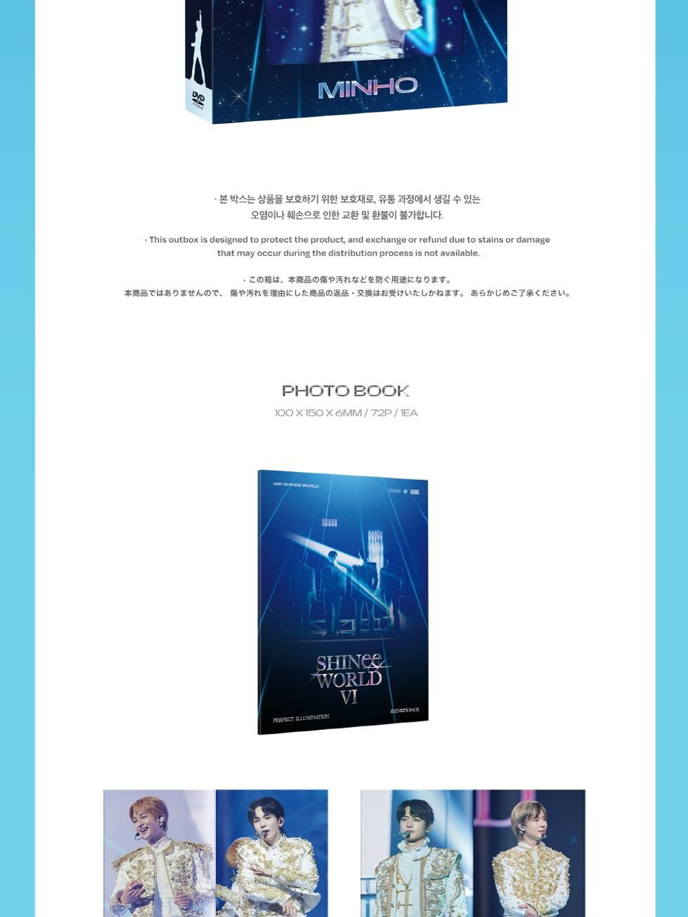 видео SHINee - PERFECT ILLUMINATION : SHINEE'S BACK WORLD VI DVD MINHO Version