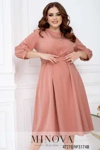 Платье 3174B-пудра Minova