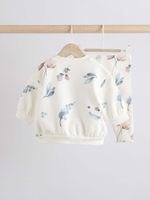 Толстовка и легинсы в комплекте для малышей Next E66-550, Молочный