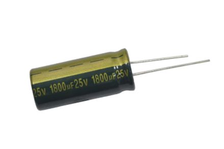 Конденсатор электролитический 25 В 1800 мкФ "Jamicon" 12x29мм 105 град.