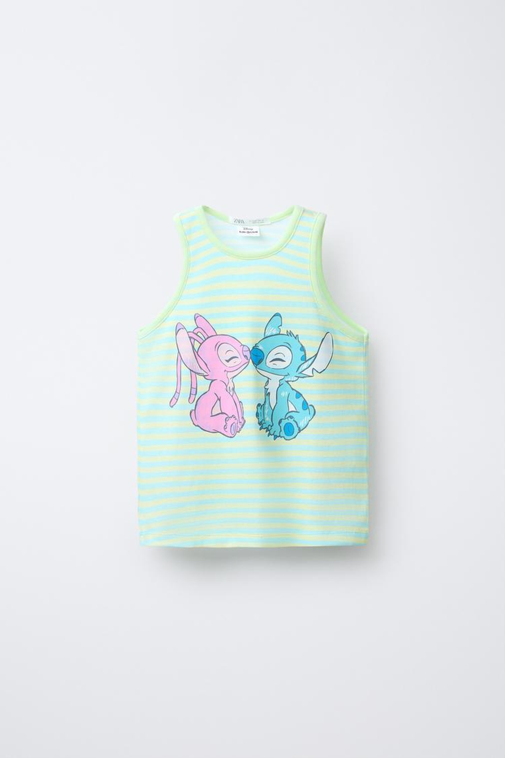 ZARA ПОЛОСАТАЯ ПИЖАМА LILO & STITCH © DISNEY, БИРЮЗОВЫЙ