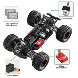 Радиоуправляемая машинка Hailboxing 1:16 4WD HBX-16889 Ravage