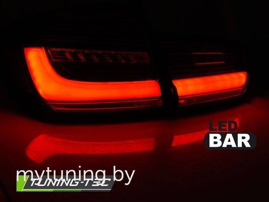 Задние фонари LED BAR SEQ TAIL LIGHTS BLACK SMOKE для BMW F30 11-18