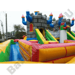 Большой надувной батут "Средневековье" 15*15*5 м