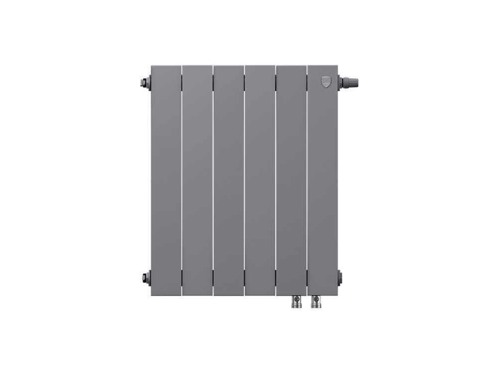 Радиатор Royal Thermo PianoForte 500 /Silver Satin - 6 секц. VDR