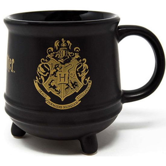 3D кружка Гарри Поттер "Котел с эмблемой Хогвартса" (~600 мл)