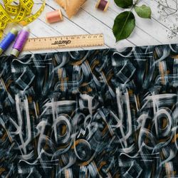 Ткань премиум шелк искусственный Армани призрачные оттенки воспоминаний