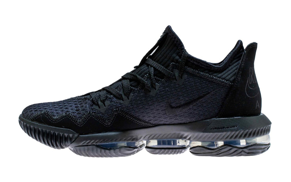 Купить Nike LeBron 16 Low Triple Black