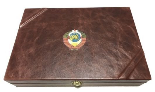 Футляр подарочный для пистолета ТТ, кожа