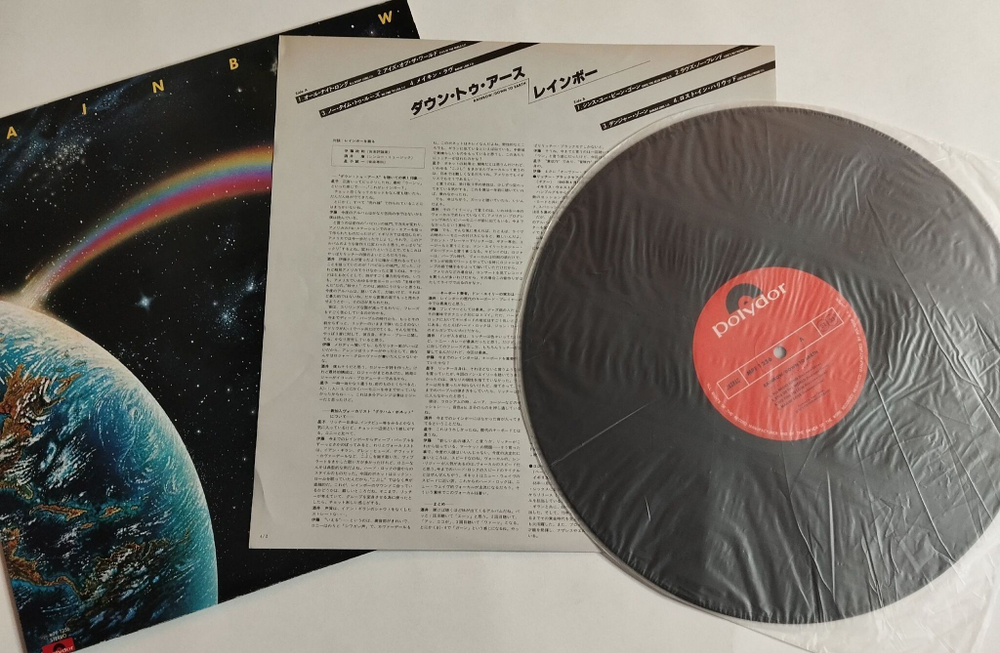 Винтажная виниловая пластинка LP Rainbow Down To Earth (Japan 1979) (No Obi)