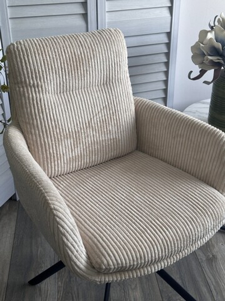 Стул М-City DISAUR Дарем (Darem) Белый Вельвет Davis Lincoln-03N, Черный каркас