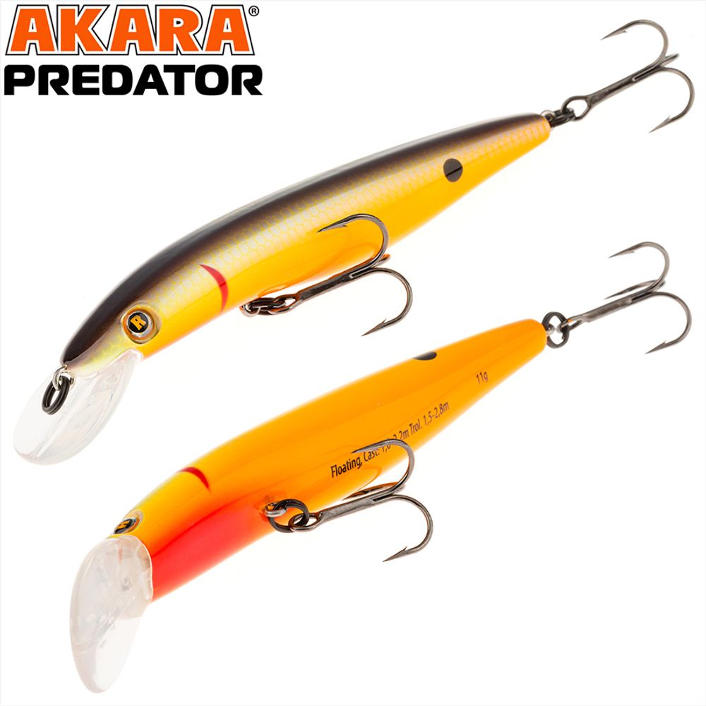 Воблер Akara Predator 100F 11гр. (2/5 oz 3,9 in) A19