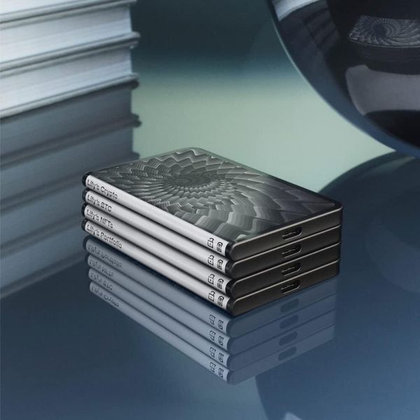 Аппаратный криптовалютный кошелёк Ledger Stax, Черный | Black