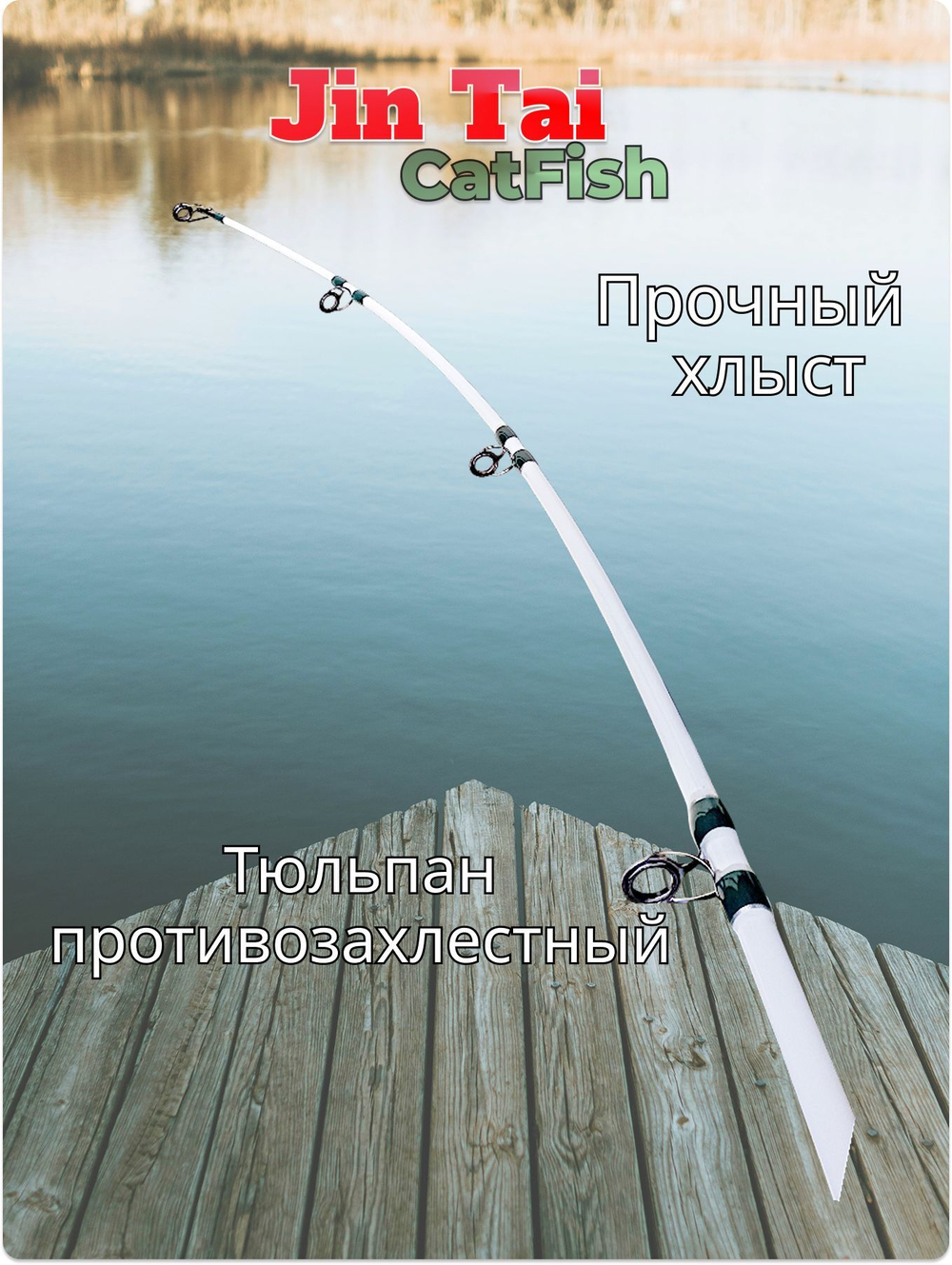 Спиннинг на сома, карпа Cat Fish Jin Tai тест 300-700 гр длина 270 см