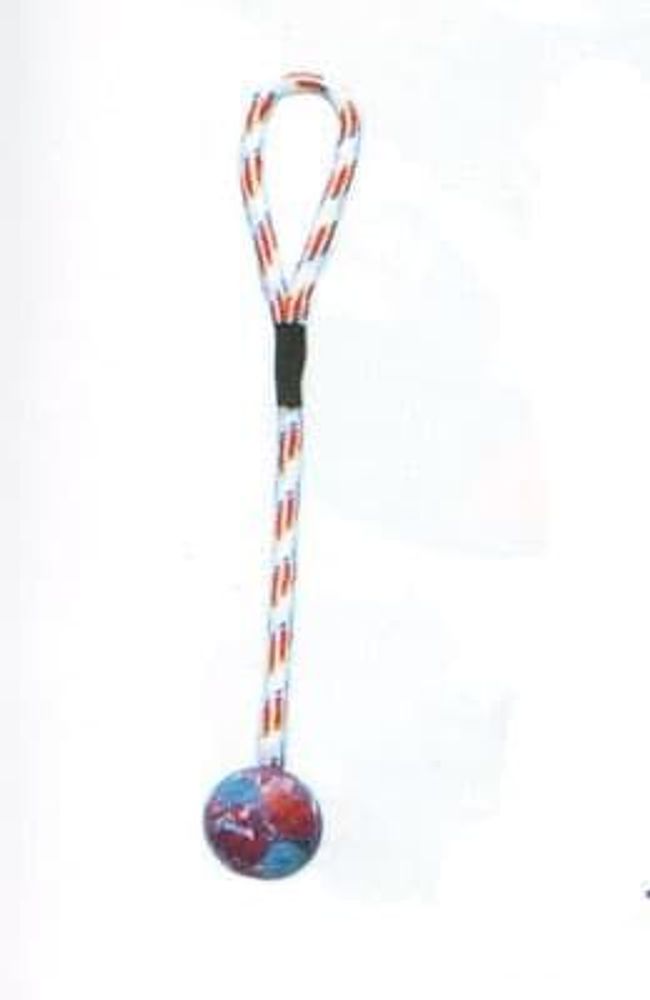 Веревка (Triol) XJ0168 15&quot; цв. ручка игрушка-мяч 75-85г