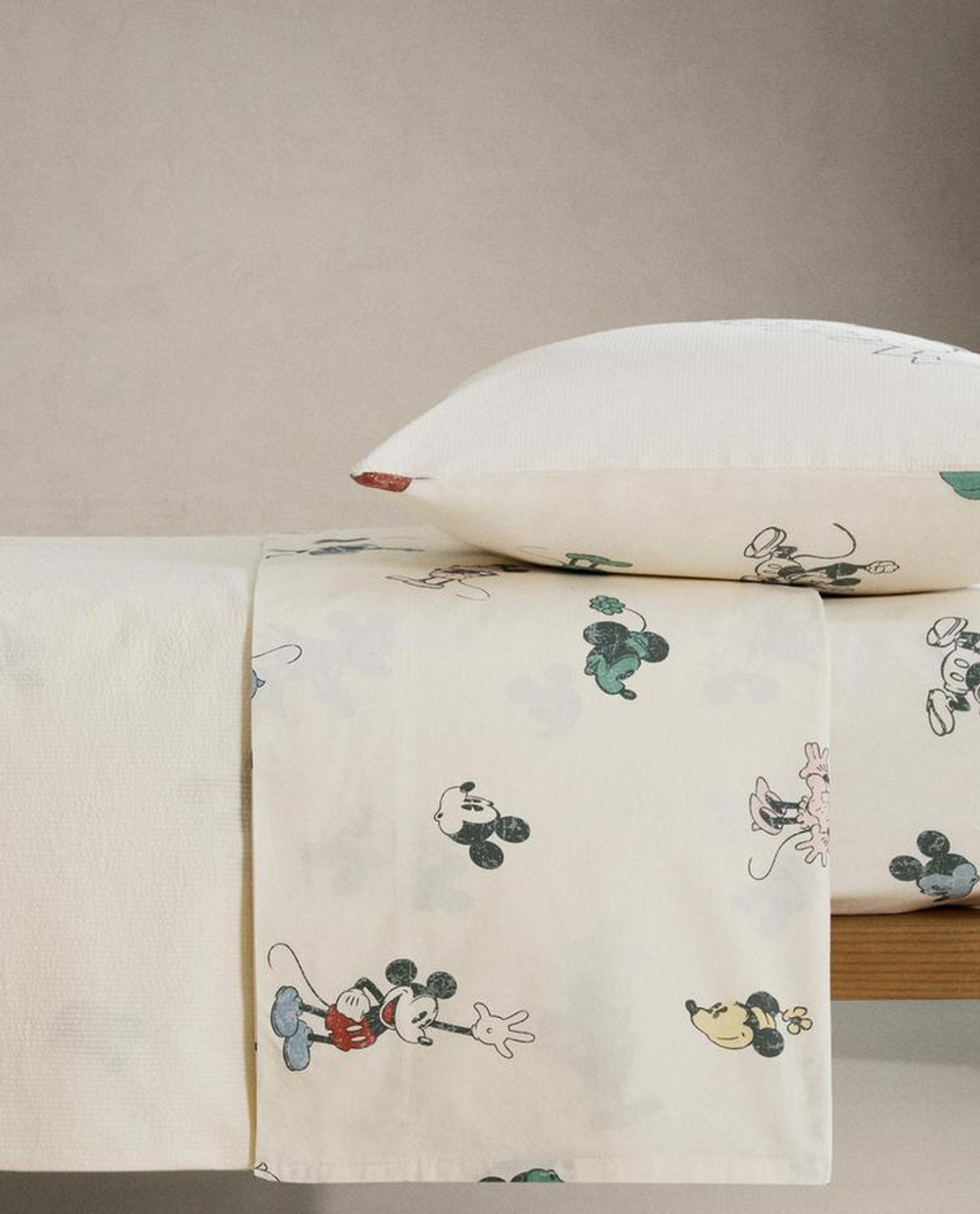 ZARA HOME ДЕТСКАЯ ПРОСТЫНЯ МИККИ И МИННИ DISNEY©, РАЗНОЦВЕТНЫЙ