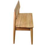 Скамейка в прихожую и столовую Мудэ из массива дуба