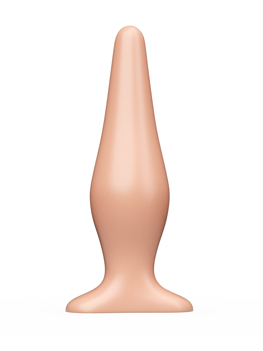 Анальная пробка LOVETOY телесная с широким основанием