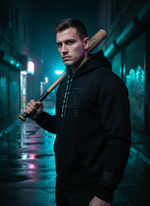 Толстовка Bad Boy Pro Series черная с начесом