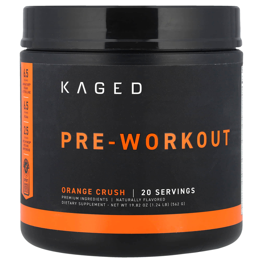 Kaged, Перед тренировкой, Orange Crush, 562 г (1,24 фунта)