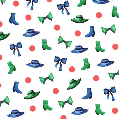 Бантик, сапожки и шляпа. Аксессуары