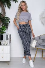 Брюки бохо (полоска) Б10371 LT Collection