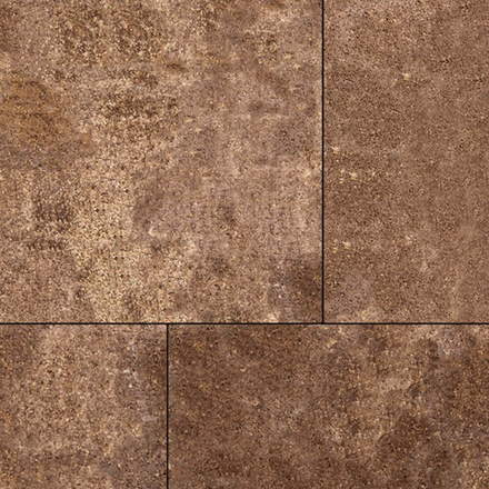 Тротуарная плитка КВАДРАТ 600х600 мм - Листопад гладкий Хаски