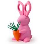 Ножницы+магнит со скрепками bunny, розовый