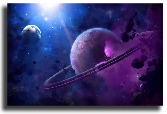 Постер "Фиолетовая планета"
